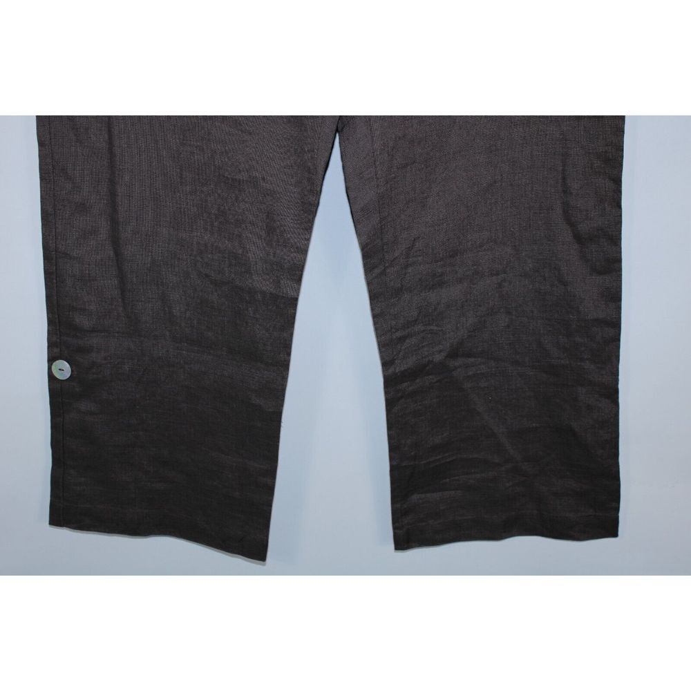 NWT Brora Women's Size 10 Mole‎ 100% Linen Pants - Picture 3 of 9